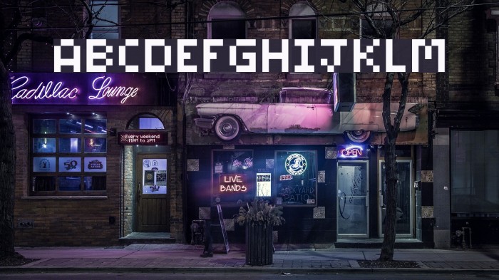 Pixel Maz Regular Font examples