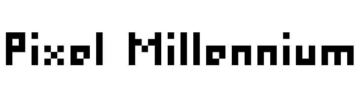 Pixel Millennium फ़ॉन्ट