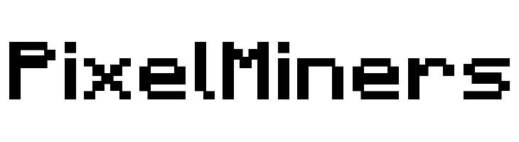 Pixel Miners  Frei Schriftart Herunterladen