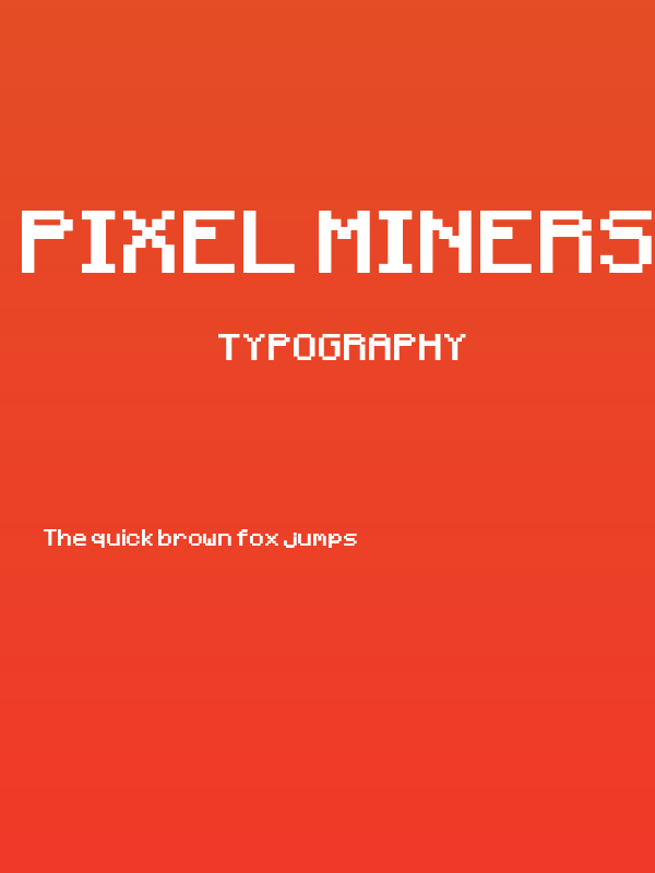 Pixel Miners Poster