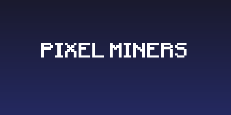 Pixel Miners Social Header