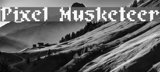 Pixel Musketeer Font examples