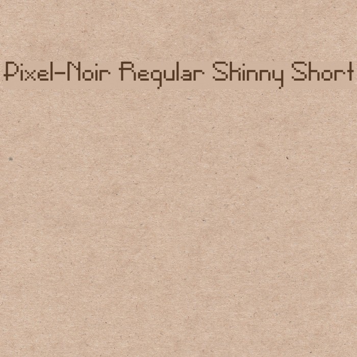 Pixel-Noir Regular Skinny Short Example 1