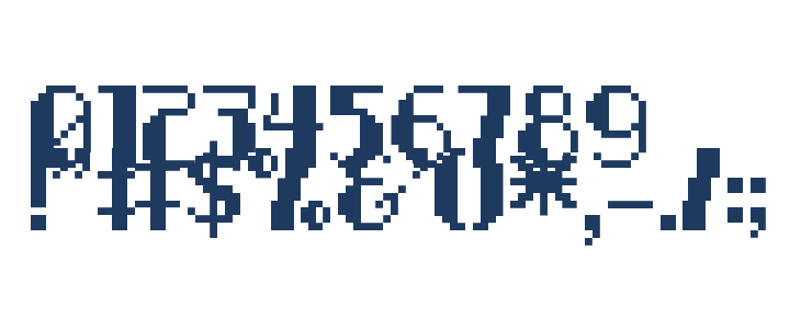 Pixel-Noir Regular Other Characters