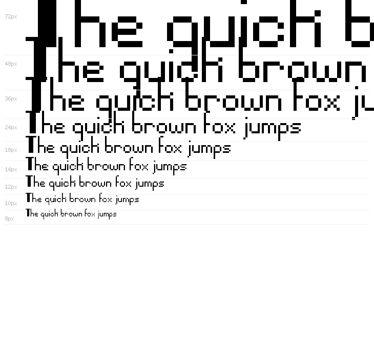 Pixel-Noir Regular Waterfall