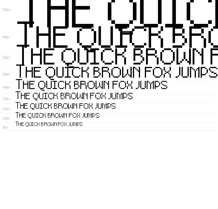 Pixel-Noir Skinny Caps Waterfall