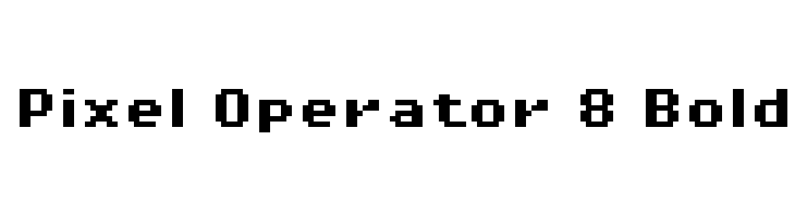 Pixel Operator 8 Bold Font