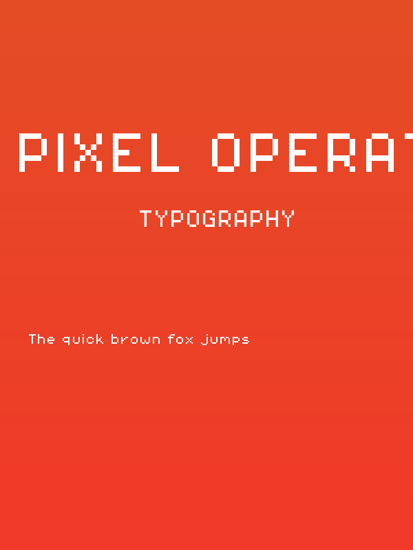 Pixel Operator 8 Poster