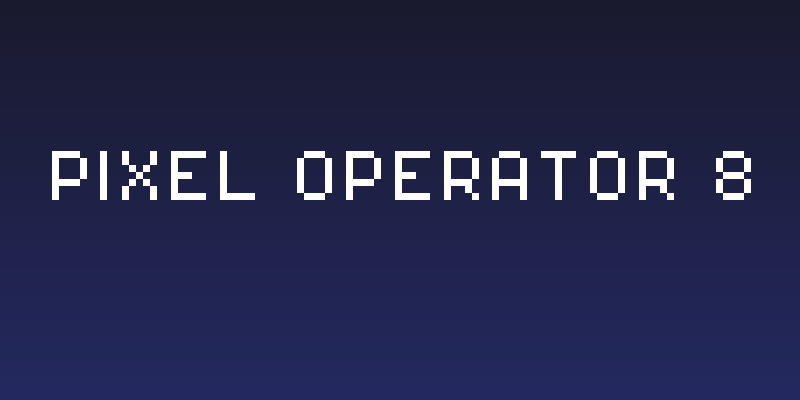 Pixel Operator 8 Social Header