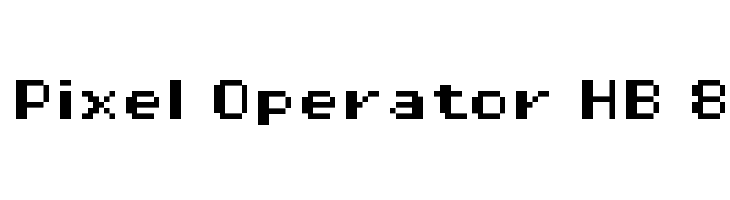 Pixel Operator HB 8  font caratteri gratis