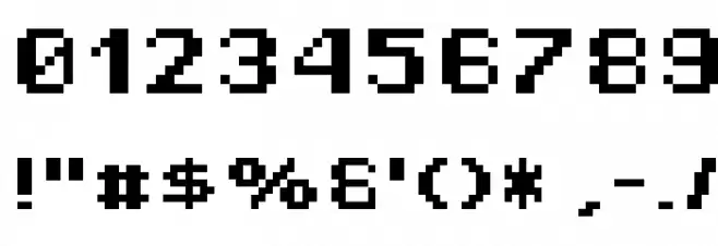 Pixel Operator HB 8 Font OTHER CHARS