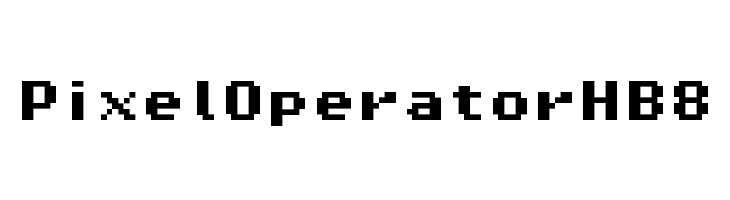 Pixel Operator HB 8  font caratteri gratis