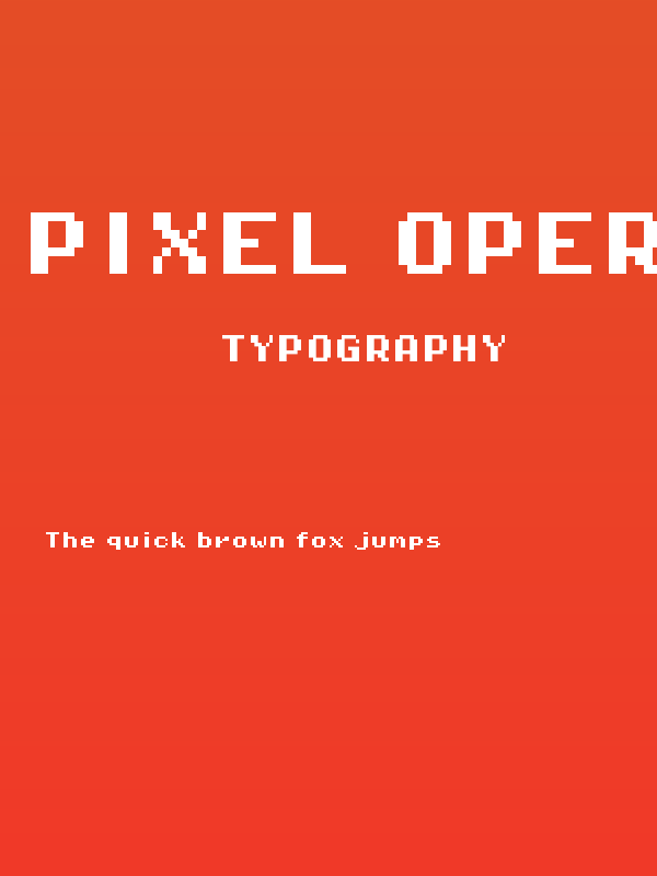 Pixel Operator HB 8 Poster