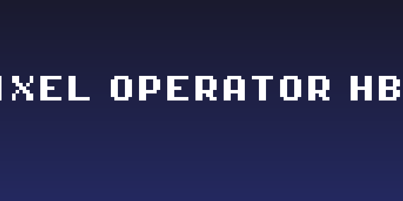 Pixel Operator HB 8 Social Header