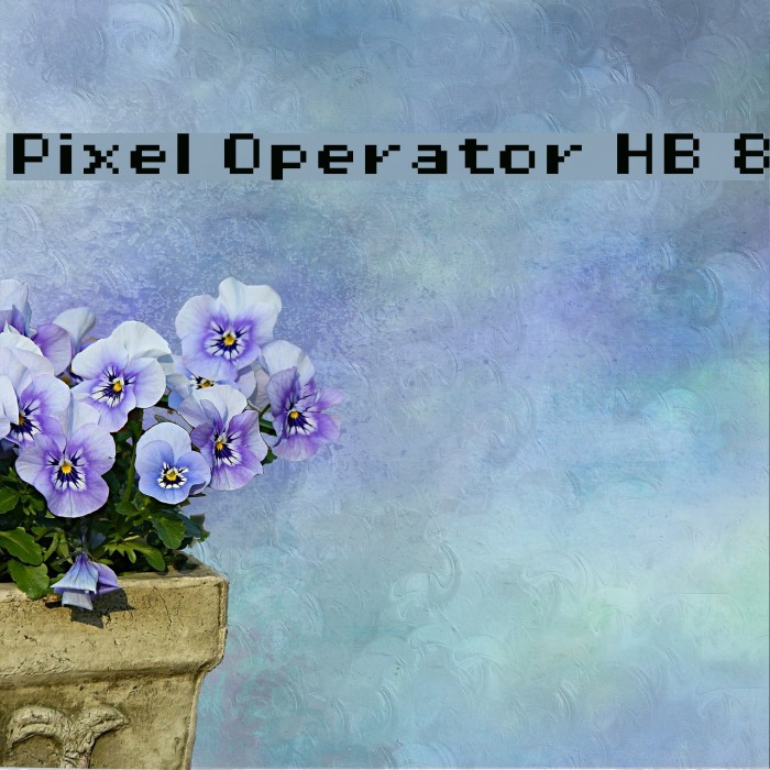 Pixel Operator HB 8 Font examples