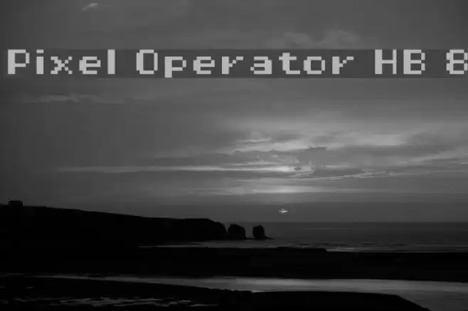 Pixel Operator HB 8 Font examples