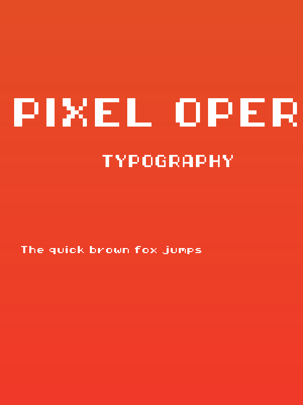 Pixel Operator HB 8 Poster