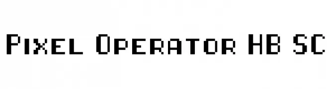 Pixel Operator HB SC  フリーフォントのダウンロード