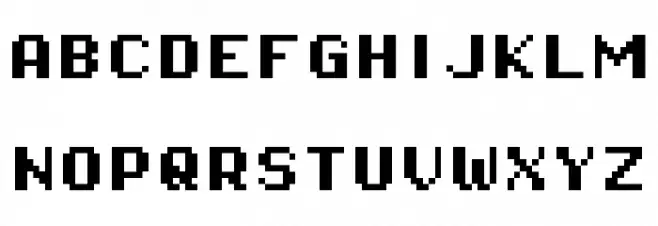 Pixel Operator HB SC Caratteri MINUSCOLO