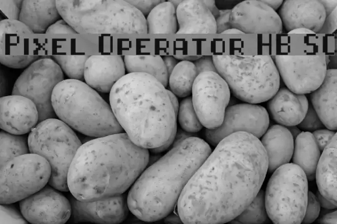 Pixel Operator HB SC Font examples