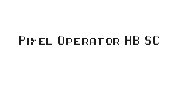 Pixel Operator HB SC Logo