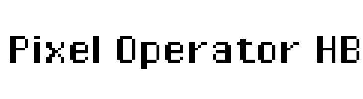 Pixel Operator HB Font