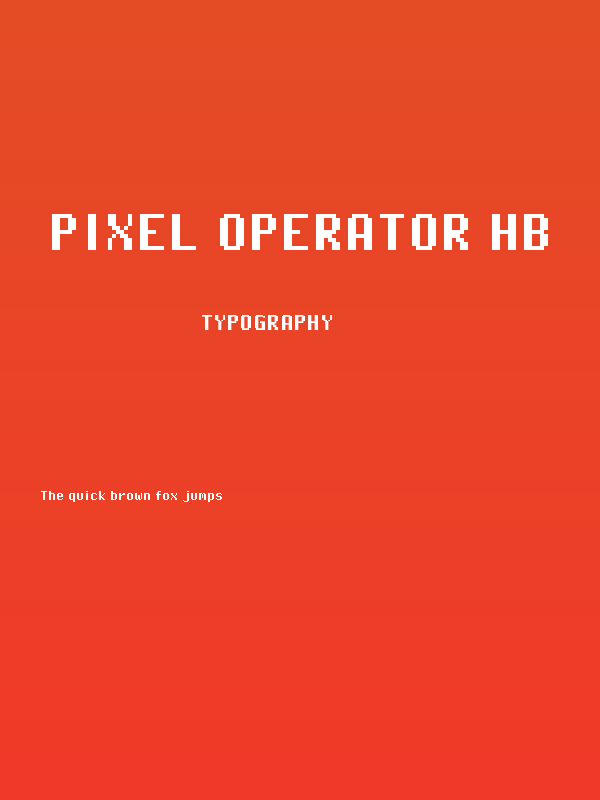 Pixel Operator HB Poster