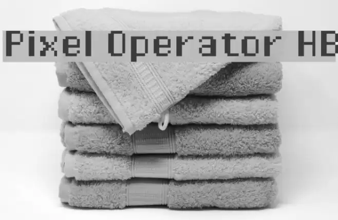 Pixel Operator HB Font examples