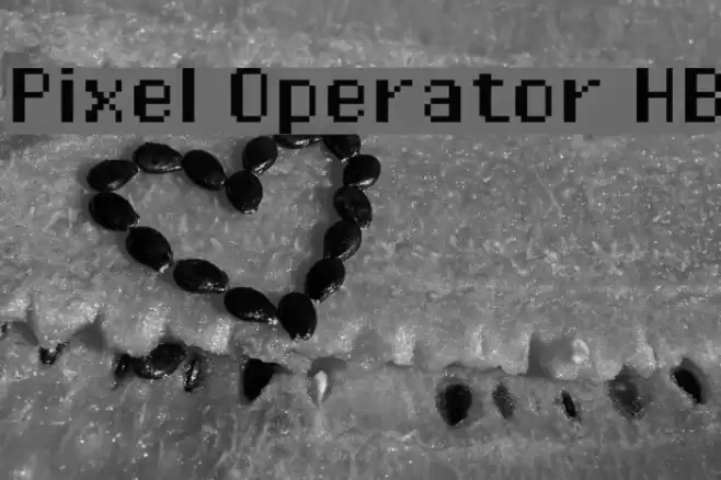 Pixel Operator HB Font examples