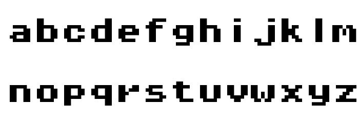 Pixel Operator Mono 8 Bold Font LOWERCASE