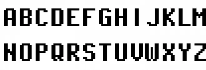 Pixel Operator Mono Bold Fonte MAIÚSCULAS