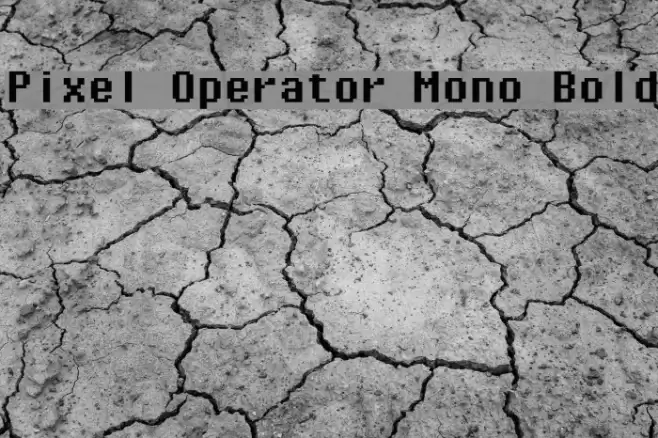 Pixel Operator Mono Bold Font examples
