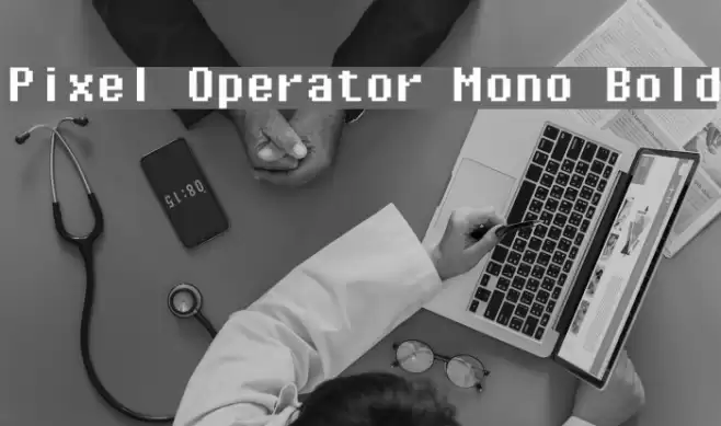 Pixel Operator Mono Bold Font examples