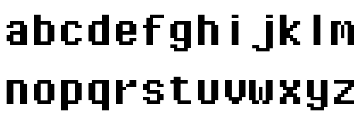 Pixel Operator Mono Bold Font LOWERCASE