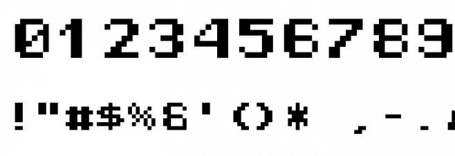 Pixel Operator Mono HB 8 Font OTHER CHARS