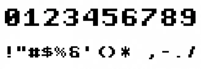 Pixel Operator Mono HB 8 Font OTHER CHARS