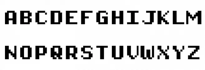 Pixel Operator Mono HB 8 Fonte MAIÚSCULAS