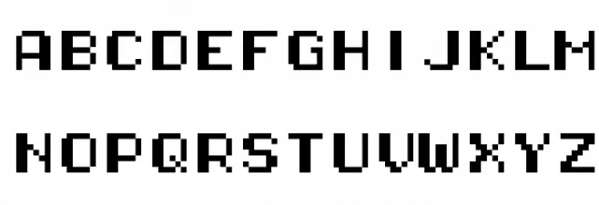 Pixel Operator Mono HB 8 Polices MAJUSCULES