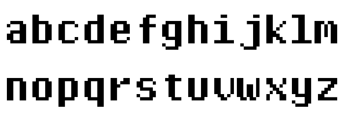 Pixel Operator Mono HB Font LOWERCASE