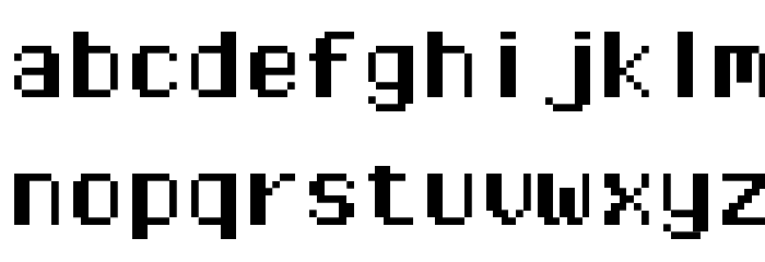 Pixel Operator Mono HB Font LOWERCASE