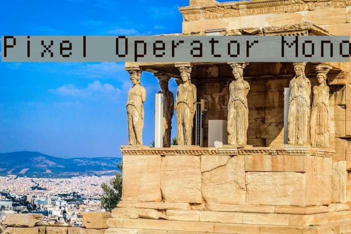 Pixel Operator Mono Font examples