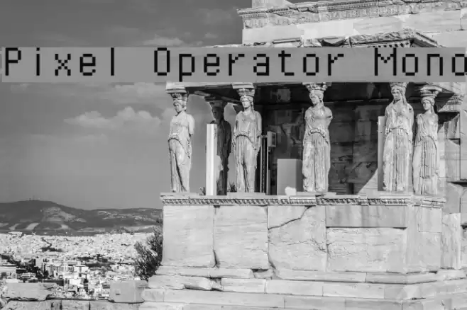 Pixel Operator Mono Font examples
