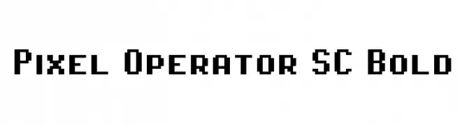 Pixel Operator SC Bold  لخطوط تنزيل