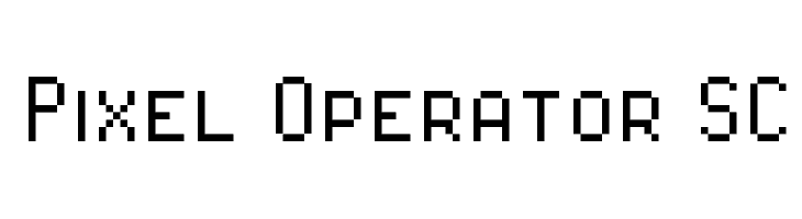 Pixel Operator SC Font