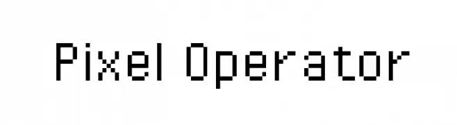 Pixel Operator  フリーフォントのダウンロード