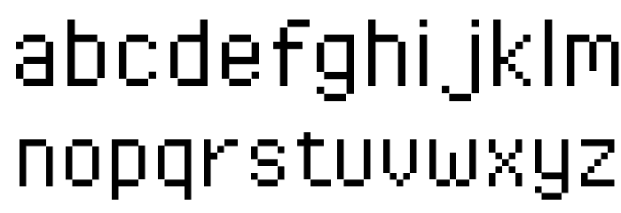 Pixel Operator Font LOWERCASE