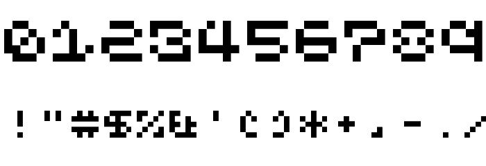 Pixel Or GTFO Regular Font OTHER CHARS