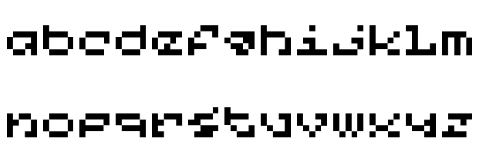 Pixel Or GTFO Regular Font LOWERCASE