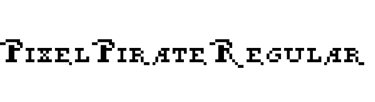 Pixel Pirate Regular  免费字体下载