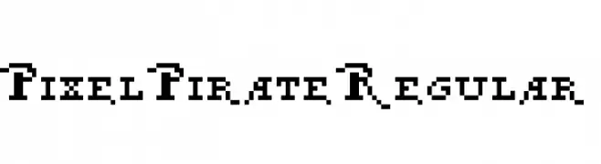 Pixel Pirate Regular  Frei Schriftart Herunterladen